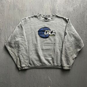 Vintage CIRCA Sweatshirt XL Grey 1990s Skateboarding‎